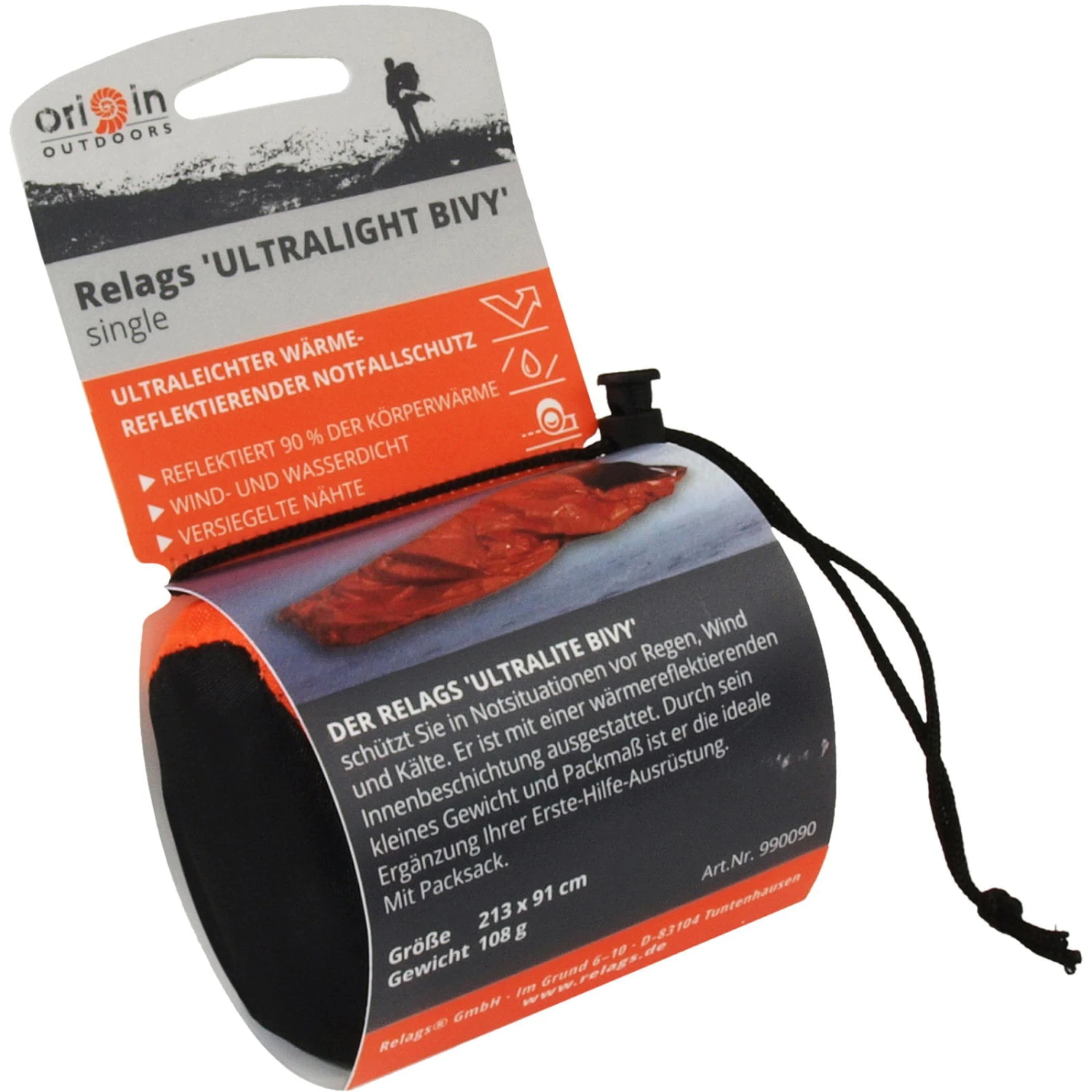 Basic Nature Ultralite Bivi Single - Biwaksack – Bild 2