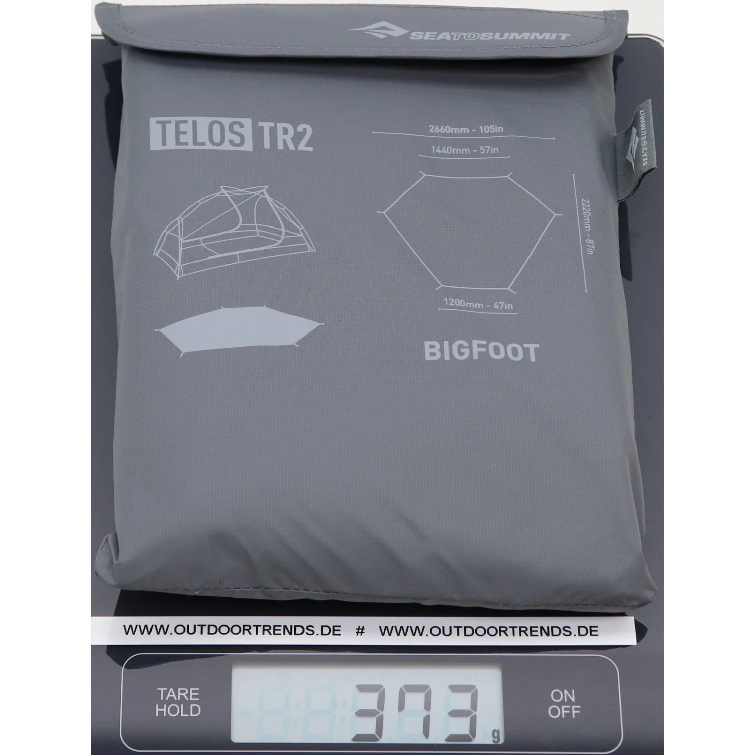 Sea To Summit Bigfoot Footprint Telos TR2 + Telos TR2 Plus - Zeltunterlage â Bild 3