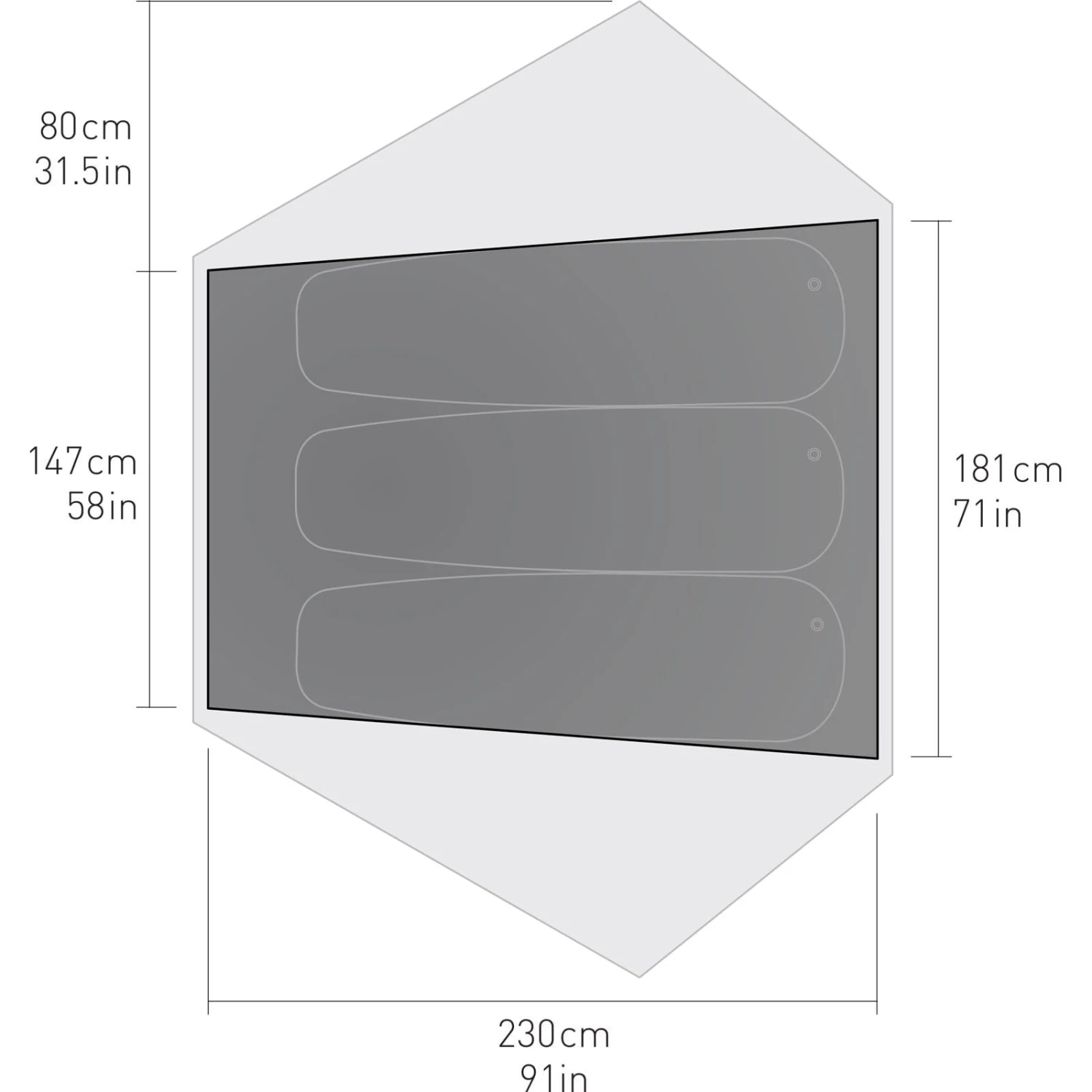 Sea To Summit Telos TR3 - 3 Personen Zelt – Bild 3