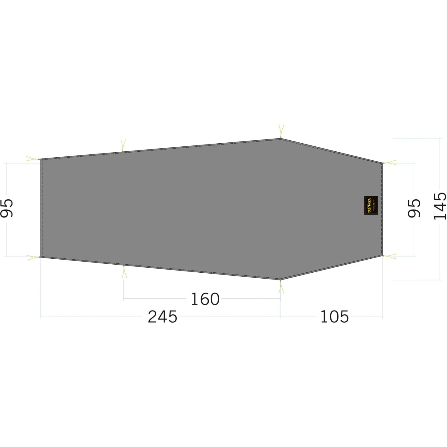Tatonka Floor Sheet LT Gargia 2 - Zeltunterlage