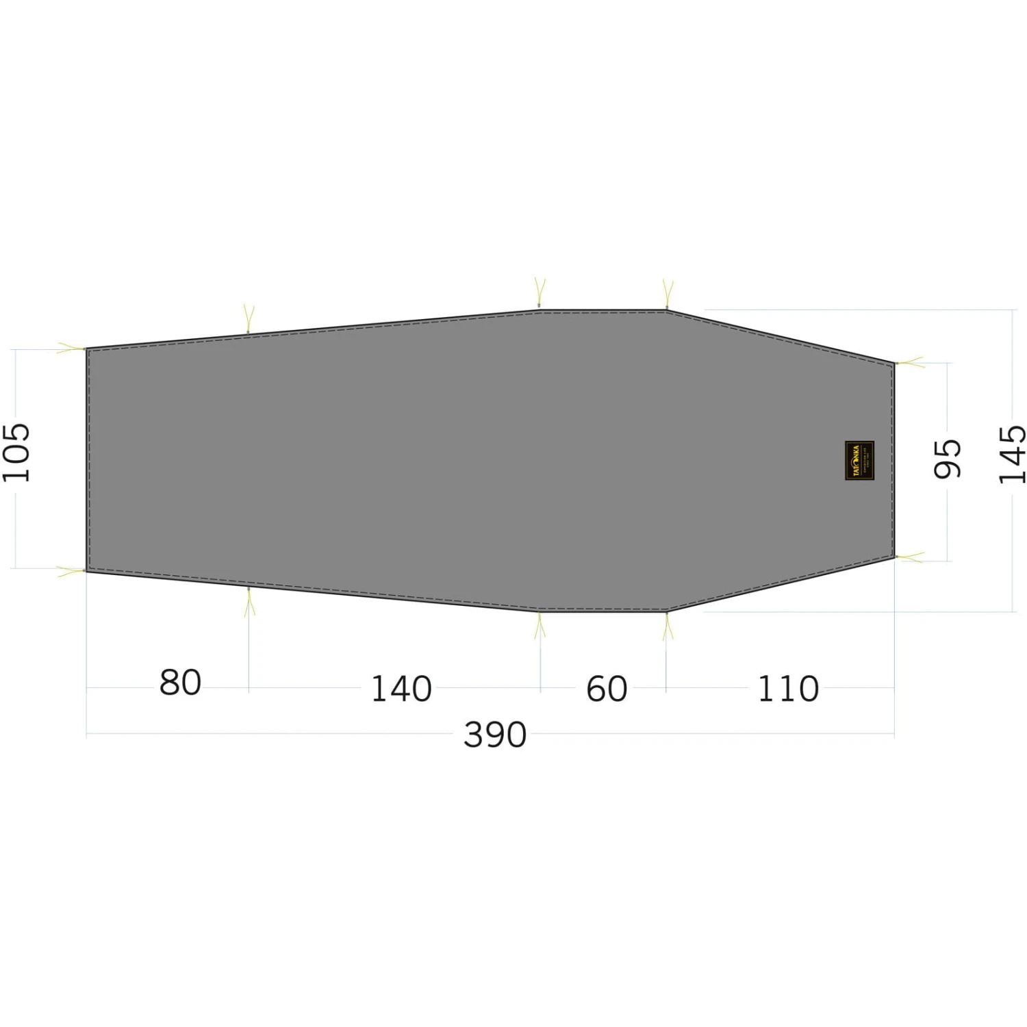 Tatonka Floor Sheet LT Okisba - Zeltunterlage