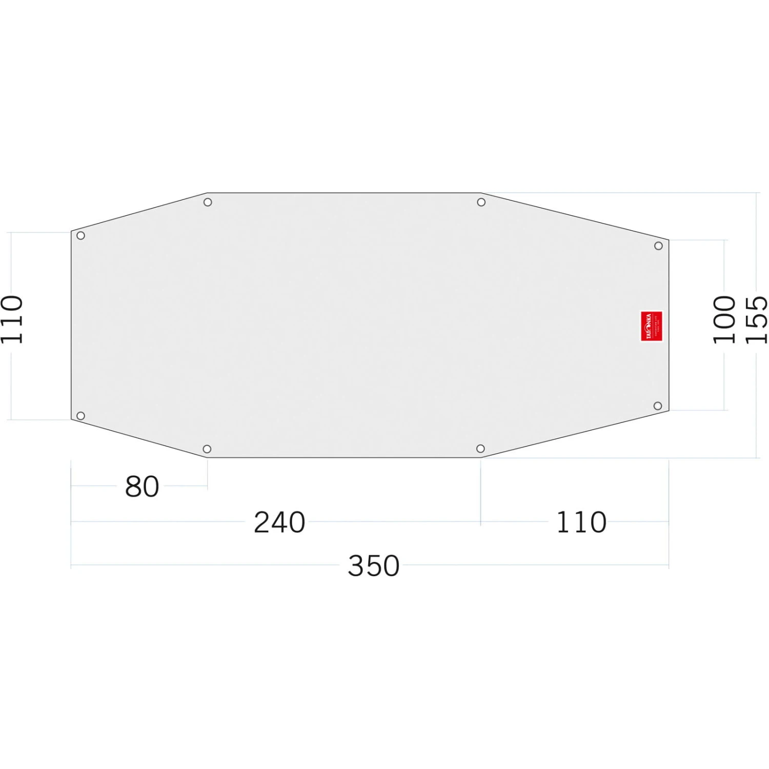 Tatonka Floor Sheet PE Arctis 2 - Zeltunterlage