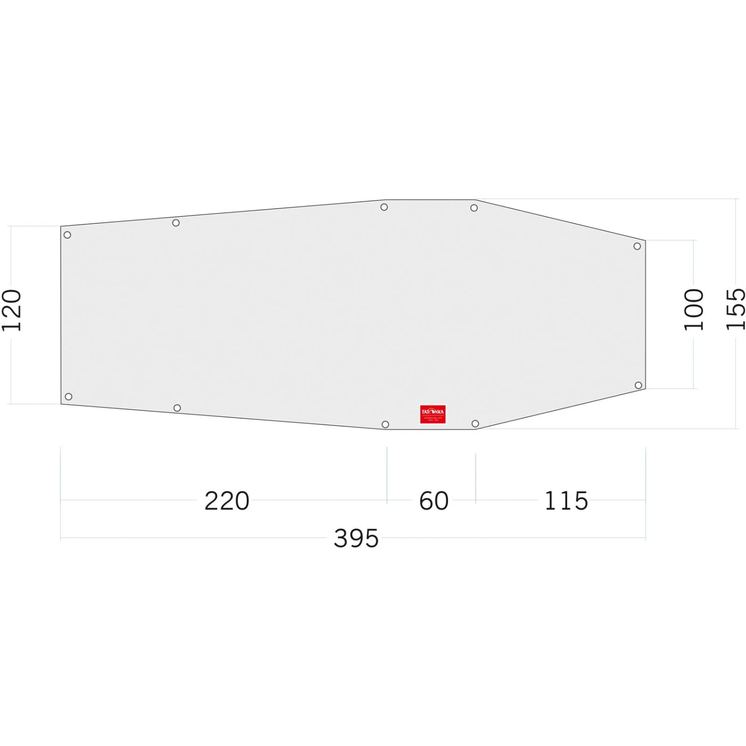 Tatonka Floor Sheet PE Grönland 2 - Zeltunterlage