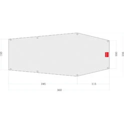 Tatonka Floor Sheet PE Narvik 2 - Zeltunterlage